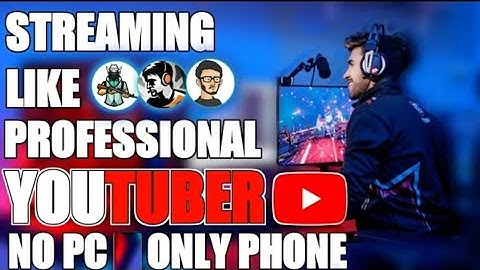 How to Stream PUBG mobile Live from Android phone PROFESSIONALY without pc or laptop