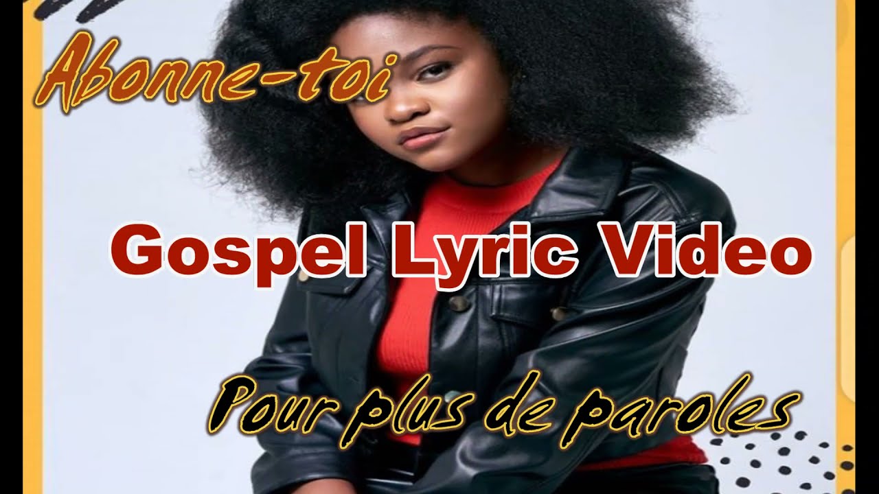 INDIRA JE LAISSE TOUT LYRIC PAROLES Gospel Lyric Video YouTube