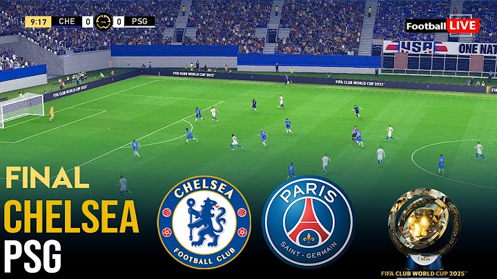 CHELSEA vs PSG Final - FIFA Club World Cup 2025 | Full Match Streaming PES Gameplay