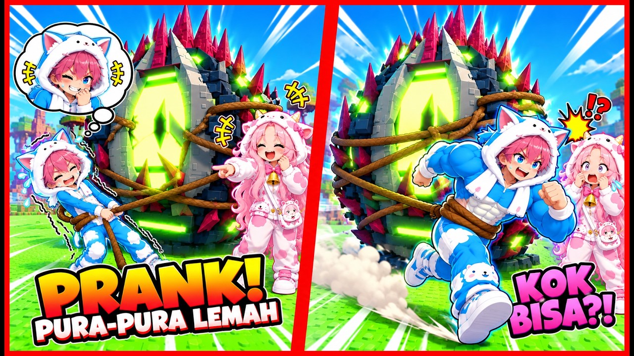 MOMON AJAK CHALLENGE DAN DI PRANK ATUN DI PULL AN EGG !! Feat @sapipurba Roblox