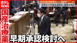 【国産の経口治療薬】条件付き“早期承認”検討へ