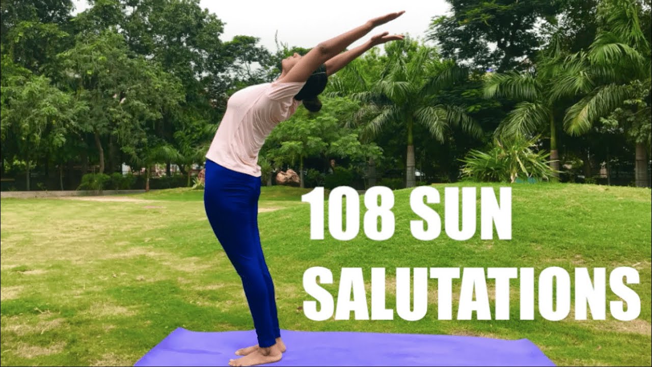 Do 108 Surya Namaskars With Me! | 108 Surya Namaskar Count | Yogasan For Weight Loss|Sun Salutations