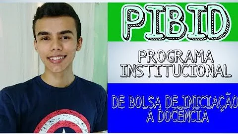 O que é o Pibid é como funciona?