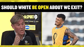 Should Ben White be open about his World Cup exit? 🤔⚽️ Simon Jordan and Dean Ashton have their say!