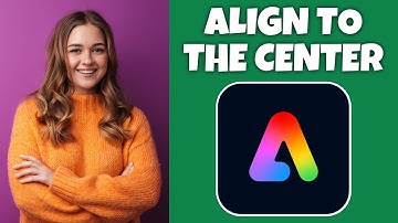 How To Align Text To The Center In Adobe Express | Adobe Express Tutorial