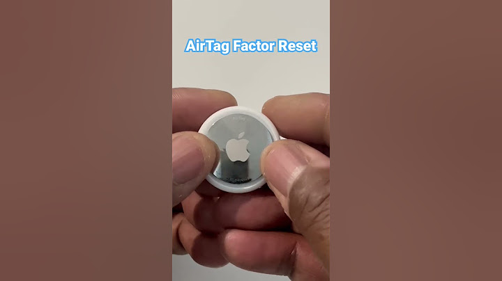 How To Factor Reset AirTags