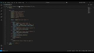 Contact book | Python Development