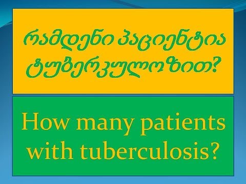 რამდენი პაციენტია ტუბერკულოზით? (georgian)