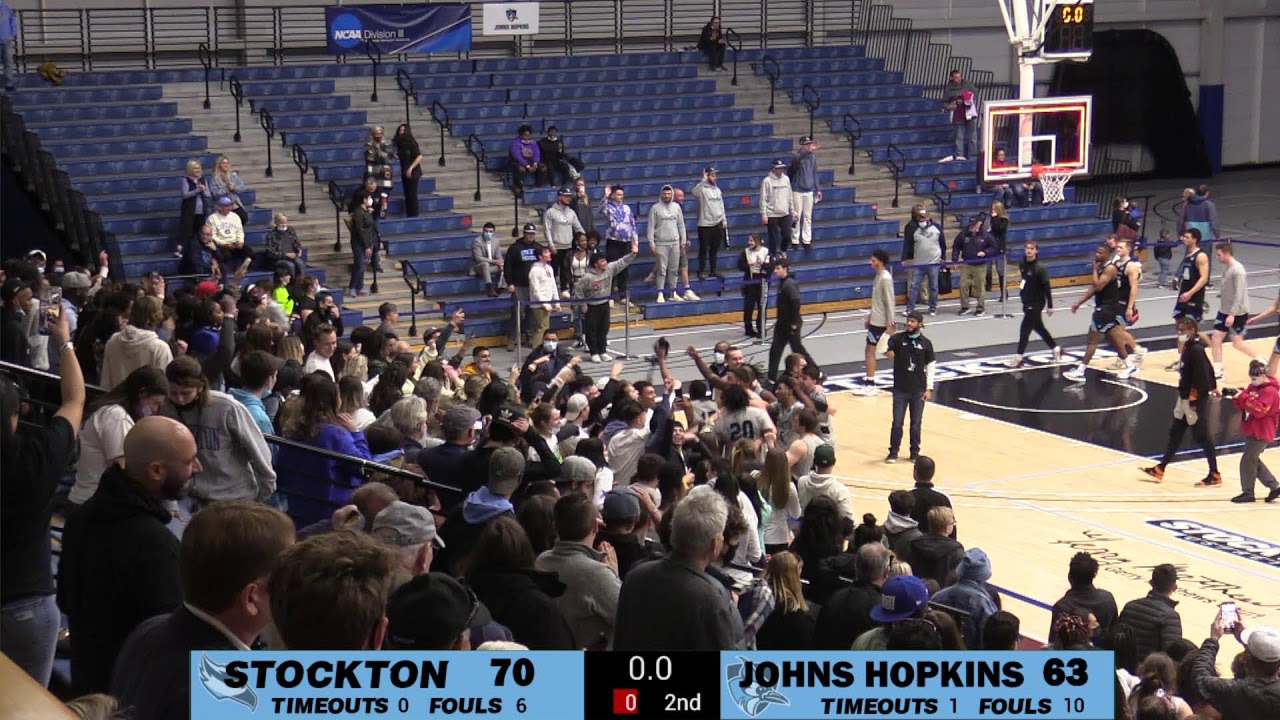 Stockton vs. Johns Hopkins- 2022 NCAA Division III Men's Basketball Tournament 2nd Round