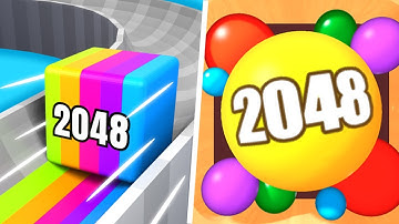 Satisfying Games: Tube Jelly Slide, 2048 Marmalade  -  Number Gameplay Mobile Android, iOS