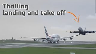 Landing and taking off planes is very stressful