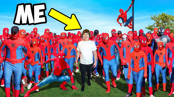 ¡Contraté a 50 Spider-Man de la vida real!
