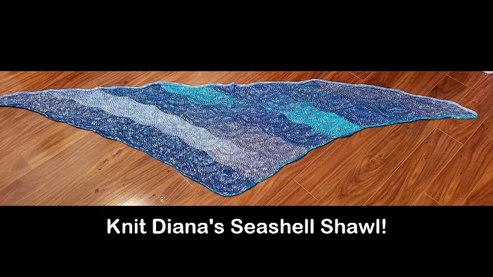 Seashell Shawl   Diagonal Technique by Diana Sulli...