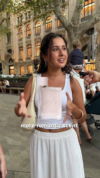 2 addictive perfumes #fragance #aerin #burberry #shorts #fragranceinfluencer #streetinterview
