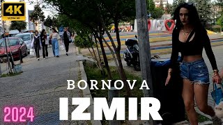 Izmir BORNOVA 2024 Walking Tour | 4k UHD 60fps