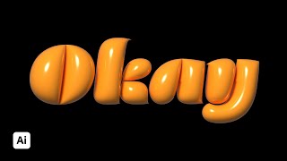 Easy Inflated 3D Text Effect