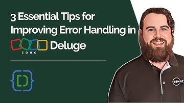 3 Essential Tips for Improving Error Handling in Zoho Deluge