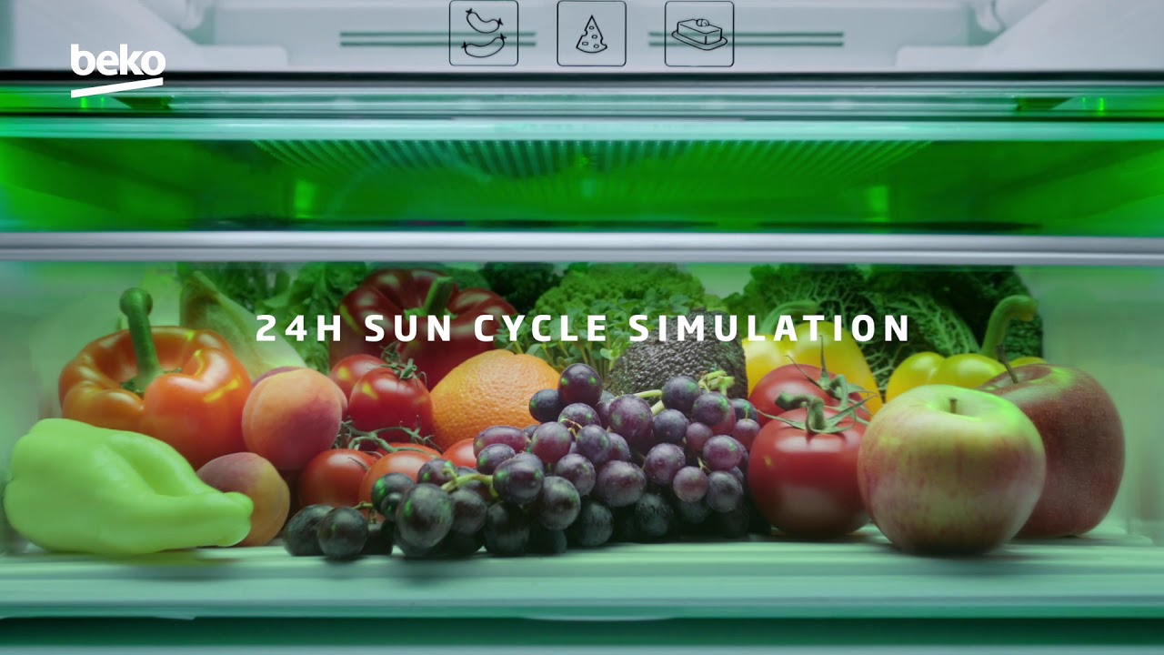 Beko HarvestFresh™ - Refrigeration Technology - Inspired by Nature, Powered by Light.