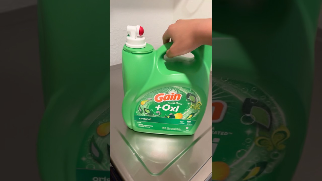 Gain Laundry Detergent #fyp