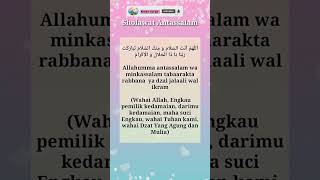 Sholawat Antassalam