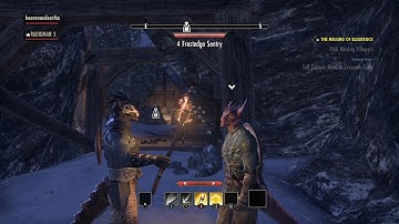 ESO XBOX1 WALKTHROUGH "The Missing of Bleakrock"