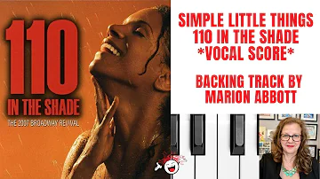 Simple Little Things (110 In The Shade) *Vocal Score* - Accompaniment 🎹 *D*