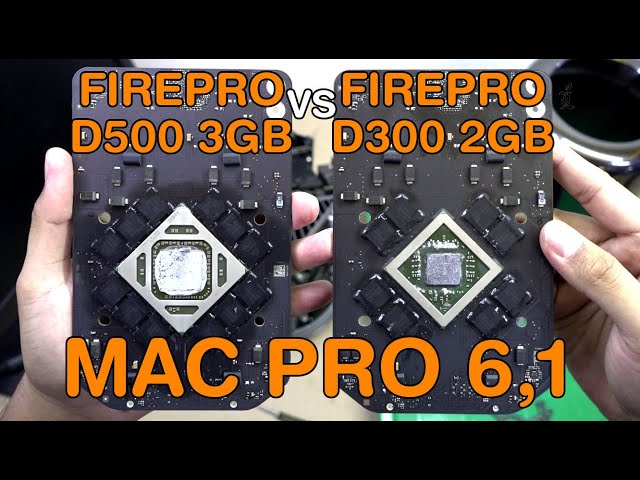 Mac Pro 6,1 GPU Upgrade : How to repair defective GPU issue on A1481