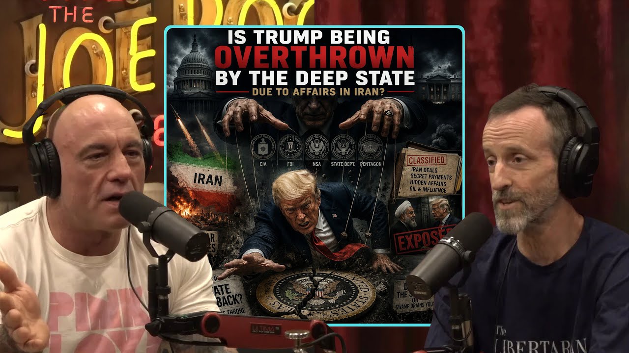Is Trump Being Overthrown By The Deep State Due To The Iran War | Joe Rogan & Scott Horton
