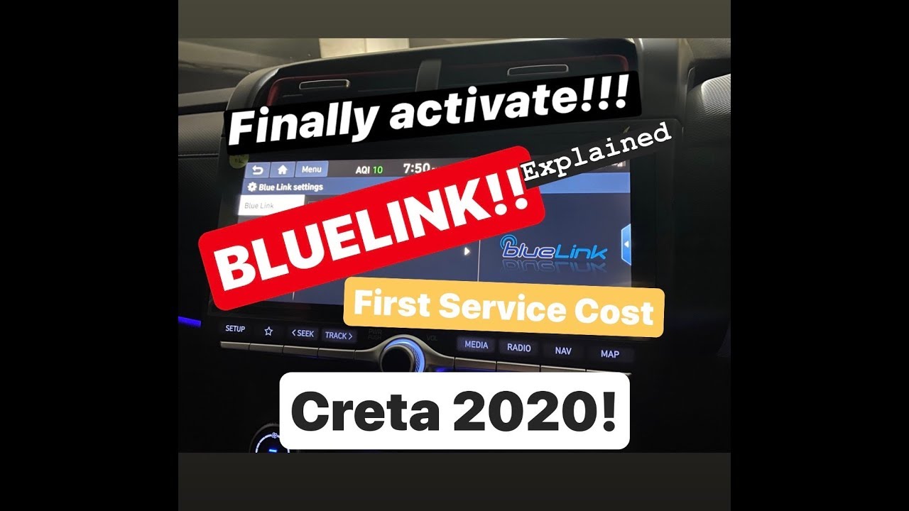 Bluelink hyundai creta