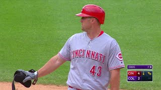 CIN@COL: Schebler crushes RBI double to the gap