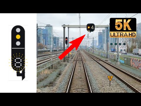 [5K] Spoorwegseinen uitgelegd DEEL 15: Geel knipperend getal [Shl - Ut CABVIEW HOLLAND 2dec 2020]