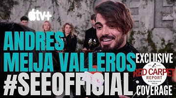 Andres Meija Valleros interviewed at the "See" original series Premiere coming to Apple TV+ 11/1