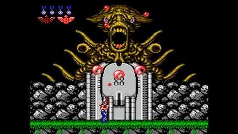 Contra (NES via SNES+msu1): Full Playthrough