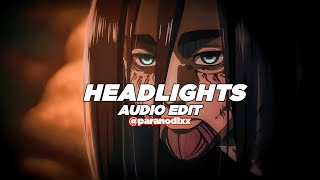 Headlights Tiktok Verse.slowed - Alok, Alan Walker Audio Edit