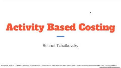 Activity Based Costing vs. Single Plantwide Overhead Rate