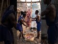 How African Elders Master Traditional Butchering 🔪🔥 #shorts #africanculture #triballife