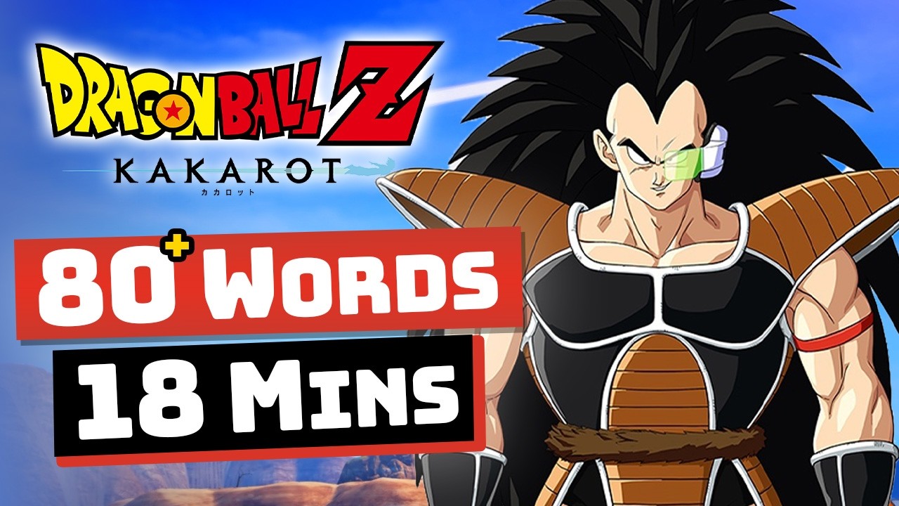 Learn 80+ Japanese Words in 18 mins! - (Dragon Ball Z: Kakarot) - Raditz's Arrival on Earth!