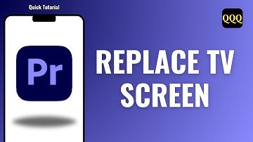 How To REPLACE A TV Screen In Premiere Pro