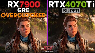 RX 7900 GRE Overclocked vs RTX 4070 Ti Super | Ryzen 5 7600 | Tested in 15 games