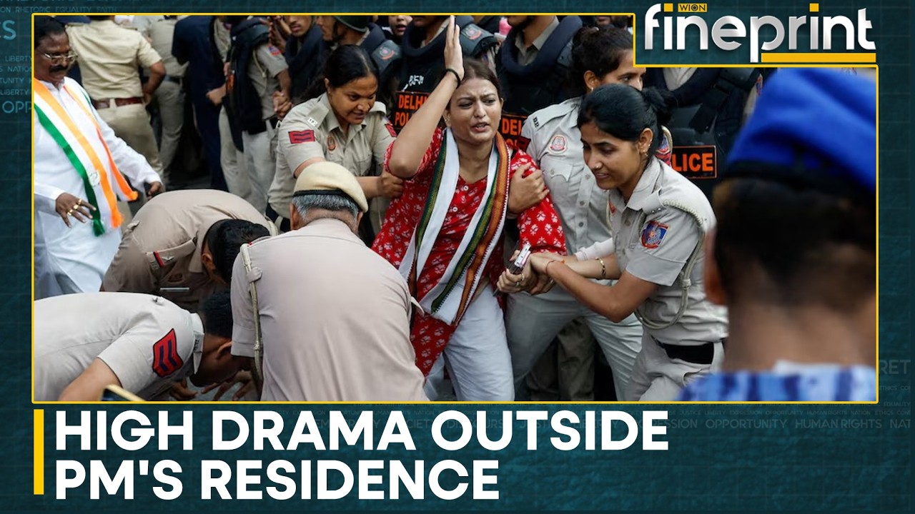 CJP Protests: Rahul & Priyanka Gandhi Protest Outside Prime Minister’s Residence | WION Fineprint CJP Protests: Rahul & Priyanka Gandhi Protest Outside Prime Minister’s Residence | WION Fineprint