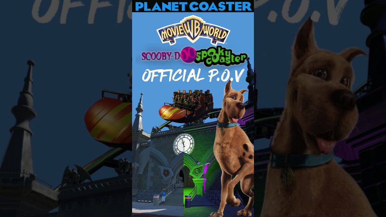 Scooby Doo Spooky Coaster in Planet Coaster POV