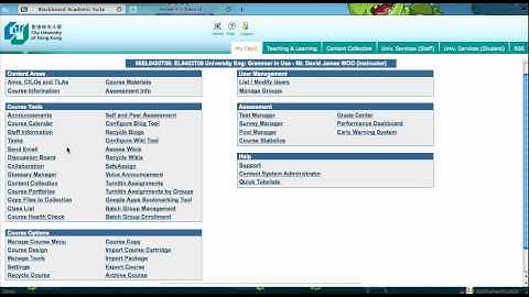 How to install a Blackboard Course Template