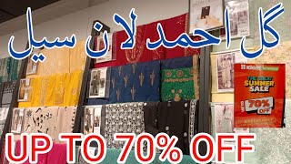 Gul ahmed Summer Sale Upto 70% ff collection 2024