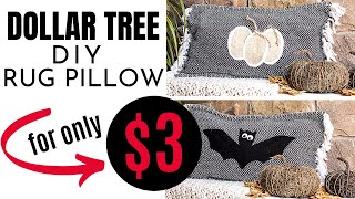 Dollar Tree DIY Reversible Fall Pillow