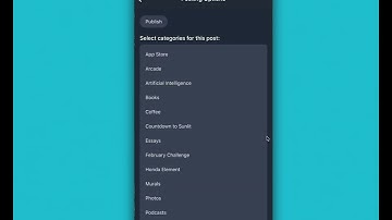 Publish button for Micro.blog on iOS
