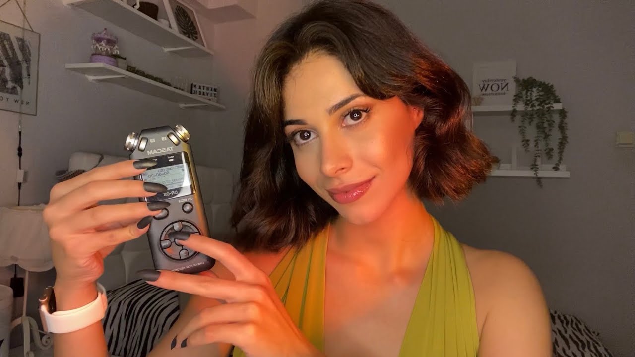 🤤 İÇ GIDIKLAYICI SESLER 🤤 TASCAM TAPPING & YOĞUN AĞIZ SESLERİ & UYKU TELKİNİ | ASMR TÜRKÇE