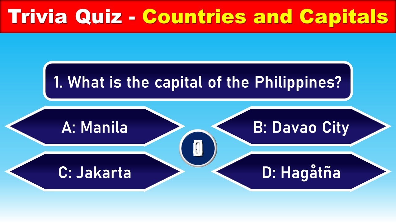 25 General Knowledge Questions with Answers TRIVIA QUIZ COUNTRIES