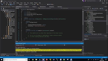 Dot Net :Entity Framework - Migrations in SQL Server Database