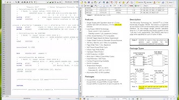 Introdución a la programacíon de PIC, lectura y escritura de memoria I2C