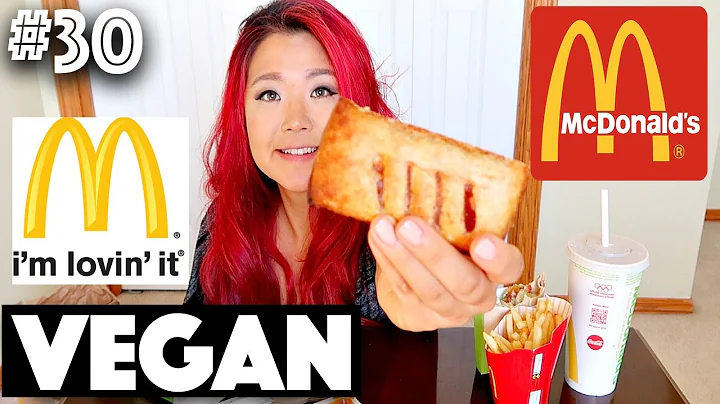 EATING VEGAN MCDONALD'S CANADA (MUKBANG) | #30 (30 Videos in 30 Days) ♥ Cheap Lazy Vegan